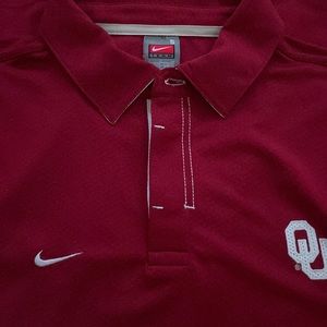 Okc Sooners Nike Vintage Polo